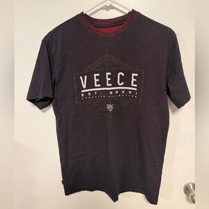 Veece Men’s shirt black/red distressed